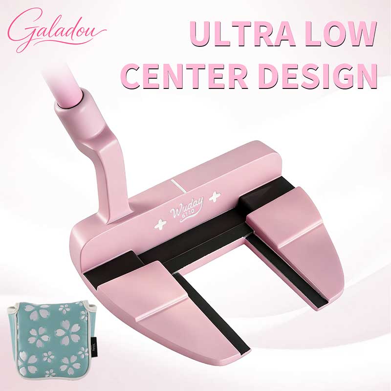 Golf Equipment Value - Putter de golf rosa con funda